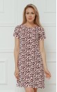 Ночная сорочка "Леопард розовый с чёрным"