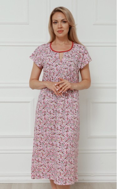 Ночная сорочка "Розочки пудра"