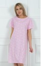 Ночная сорочка "Сердечки на розовом"