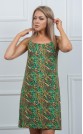 Сарафан "Абстракция кора пальмы зеленая"