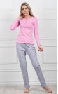 Пижама женская "Розовато-красный лавандовый"