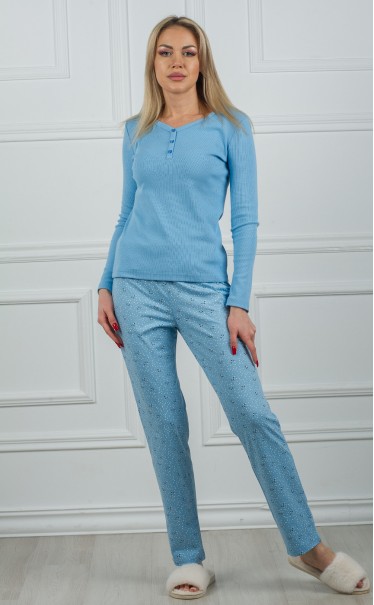 Пижама женская "Голубой в синеву"