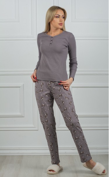 Пижама женская "Серый"