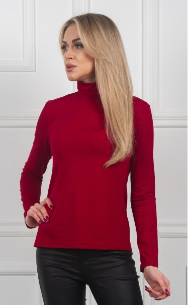 Водолазка "Красный винный"