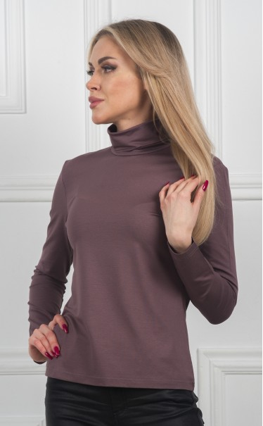 Водолазка "Коричневый темный"