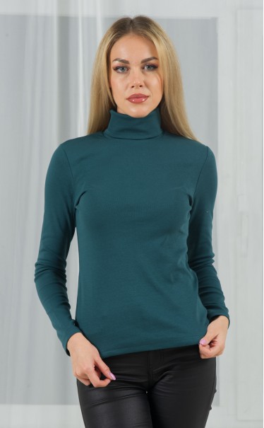 Водолазка "бирюзовый темный"