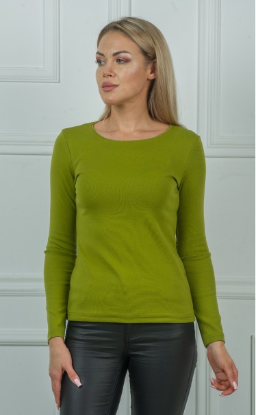 Джемпер "Зеленый фисташковый глубокий"