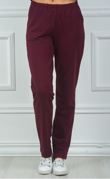 Брюки спортивные "Бордовый темный"