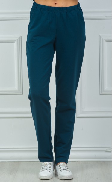 Брюки спортивные "Голубой петроль глубокий"