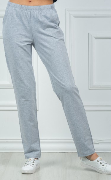 Брюки спортивные "Меланж серый"