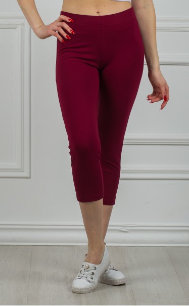 Капри "Бордовый темный"