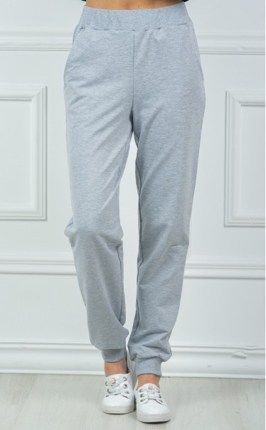 Брюки женские "Меланж серый"