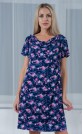 Туника "Букеты роз на темно-синем"