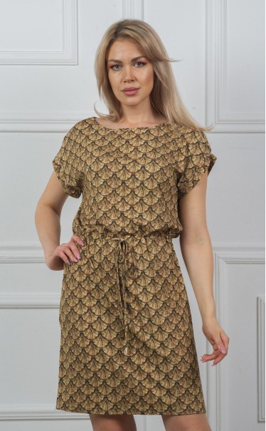 Туника "чешуя дракона коричневая"