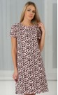 Платье "Леопард розовый с чёрным"