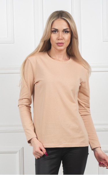 Лонгслив "Оранжево-персиковый светлый"