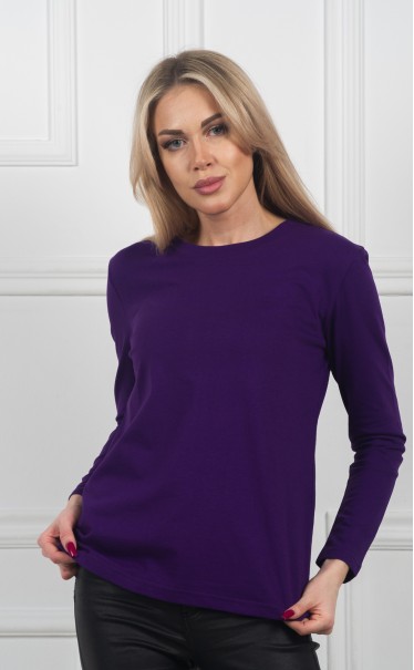 Лонгслив "Фиолетовый темный с пурпурным"