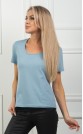 Футболка "Голубой с серым"