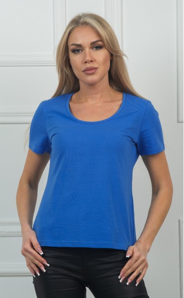 Футболка "Голубой темный"