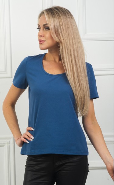 Футболка "индиго джинсовый"