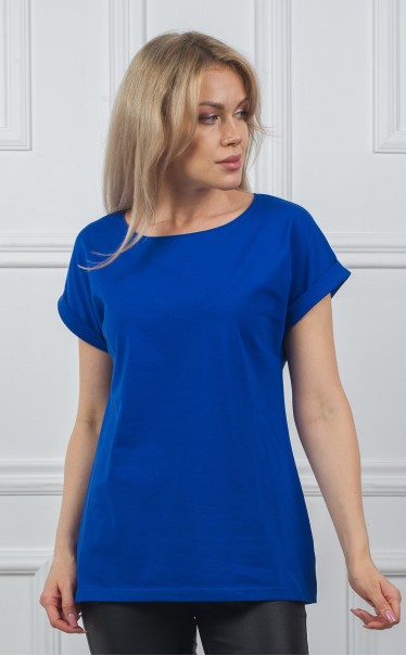 Футболка "Василек темный"