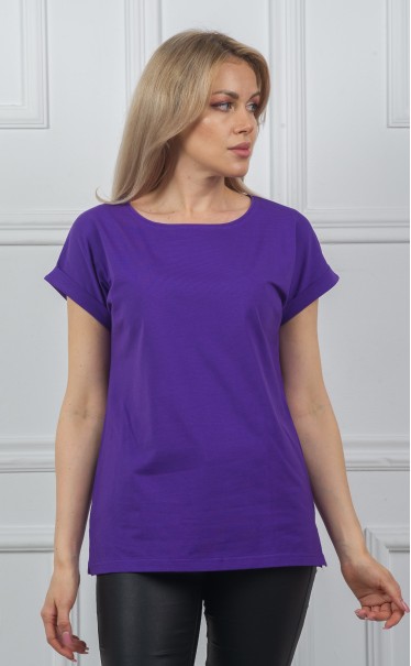 Футболка "Фиолетовый с синим"