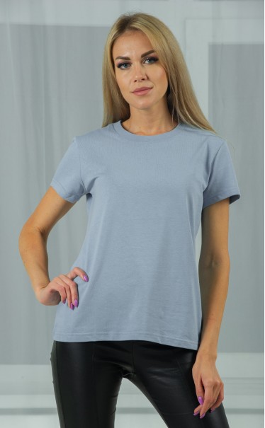 Футболка "Голубой с серым"