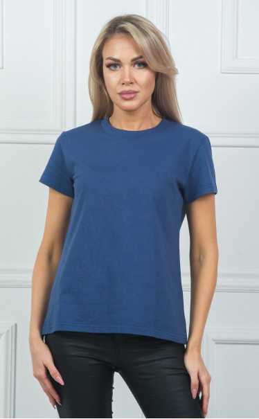 Футболка "Индиго (серо-голубой) темный"